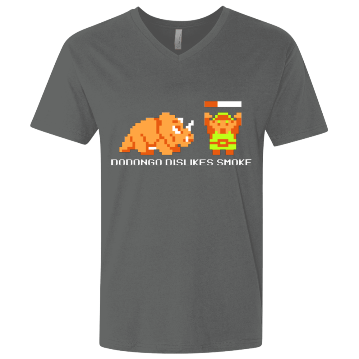 T-Shirts Heavy Metal / X-Small Dodongo Dislikes Smoke Men's Premium V-Neck