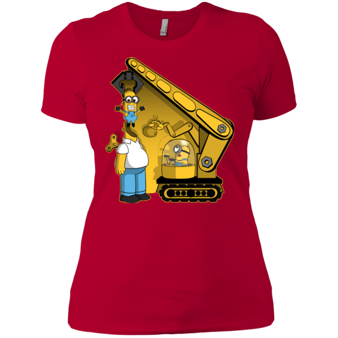 T-Shirts Red / X-Small Doh Minion Women's Premium T-Shirt