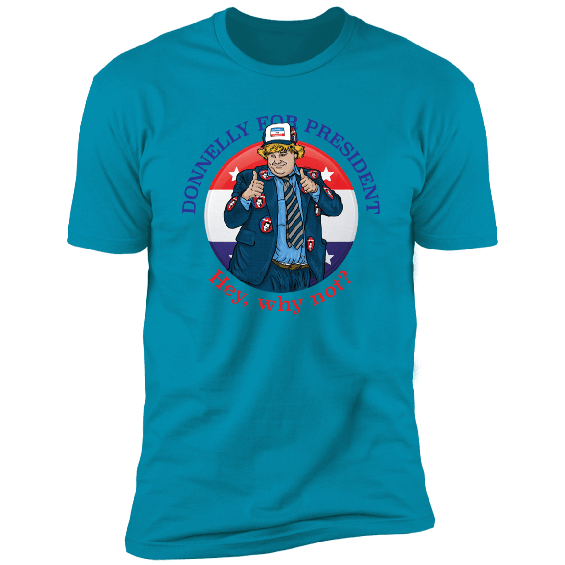 T-Shirts Turquoise / S Donnelly 4 Pres Men's Premium T-Shirt