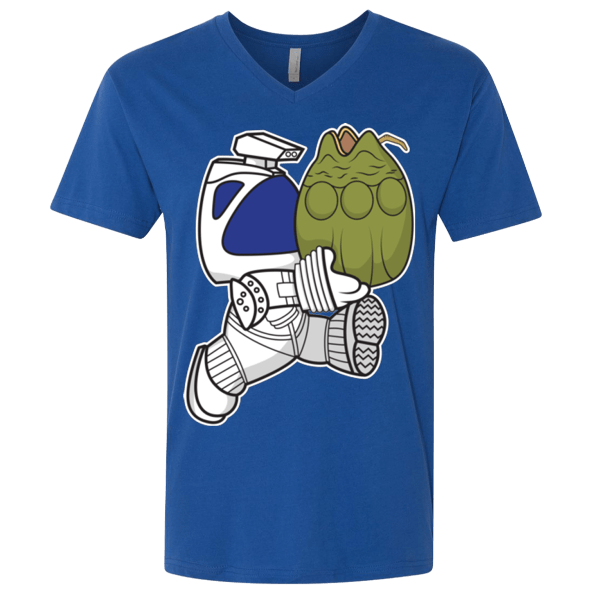 T-Shirts Royal / X-Small Dont Drop The Egg Men's Premium V-Neck