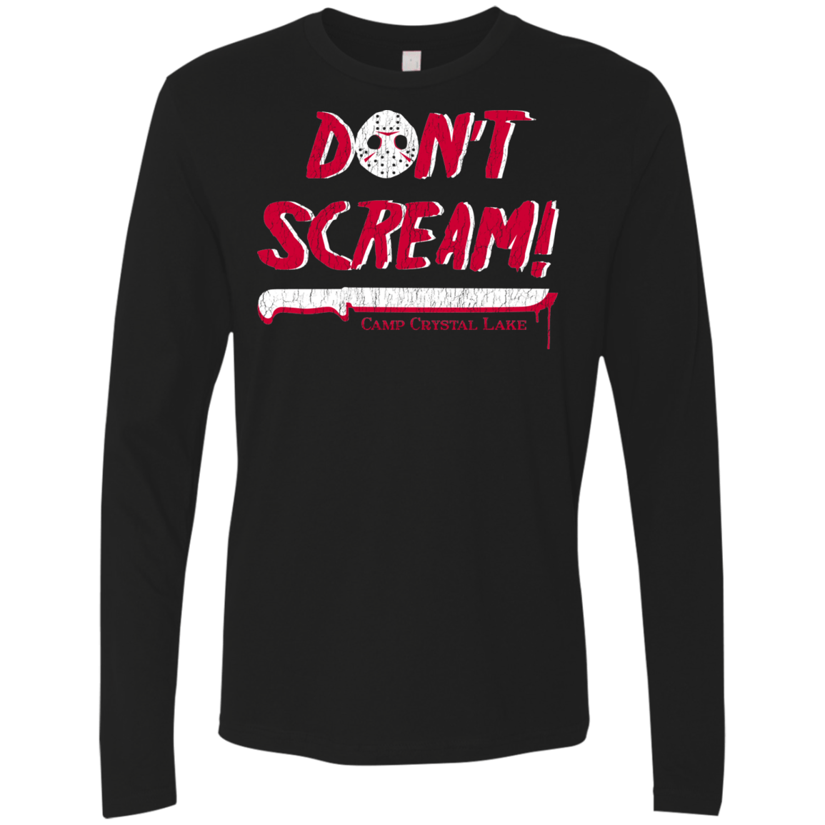 T-Shirts Black / Small Dont Scream Men's Premium Long Sleeve