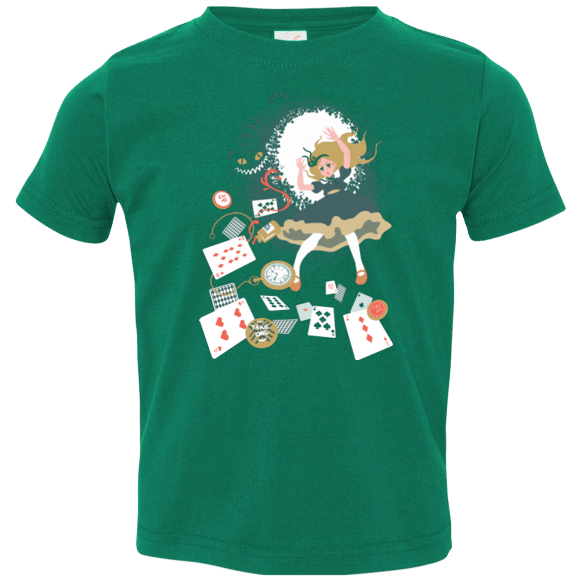 T-Shirts Kelly / 2T Down the rabbit hole Toddler Premium T-Shirt