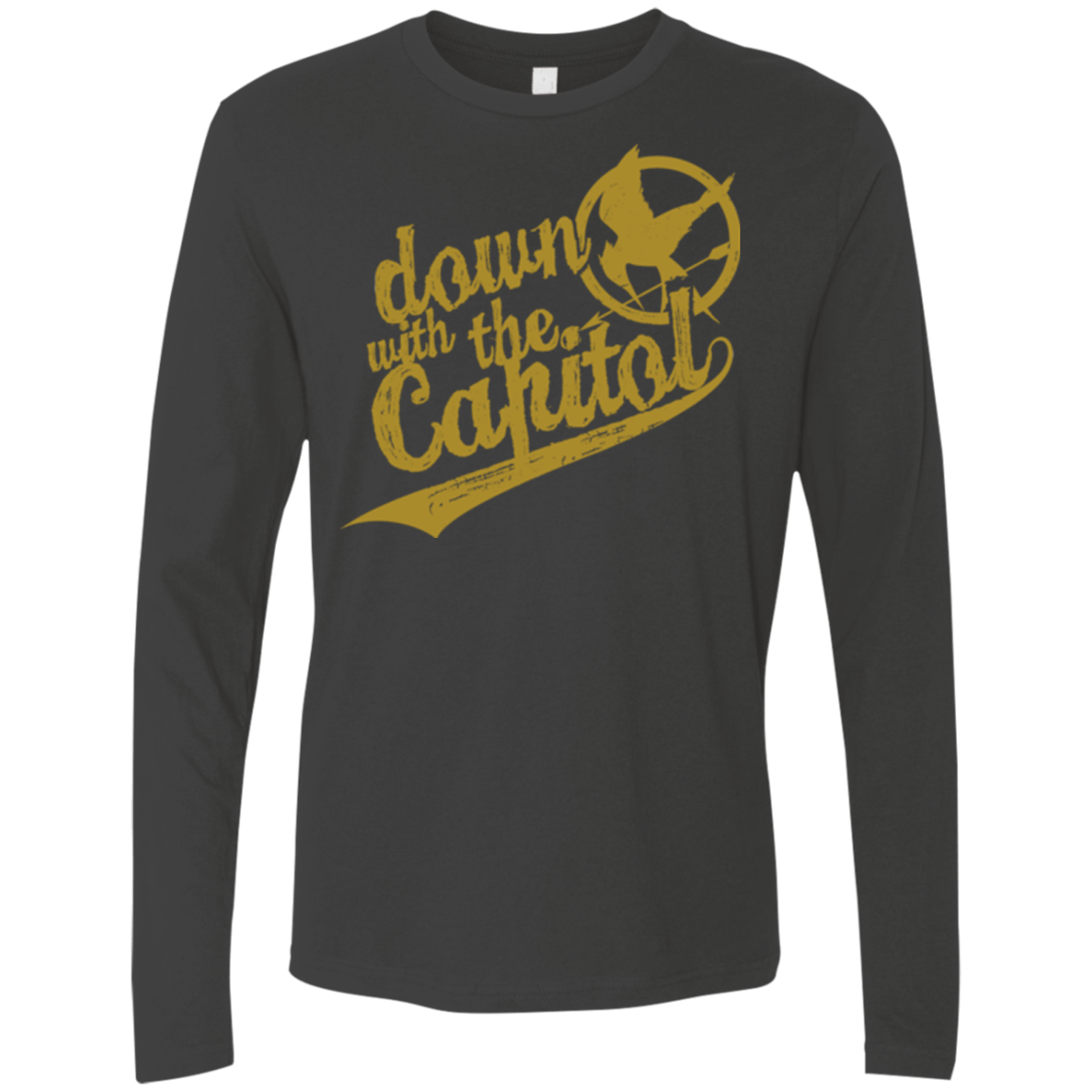 T-Shirts Heavy Metal / Small Down with the Capitol Men's Premium Long Sleeve