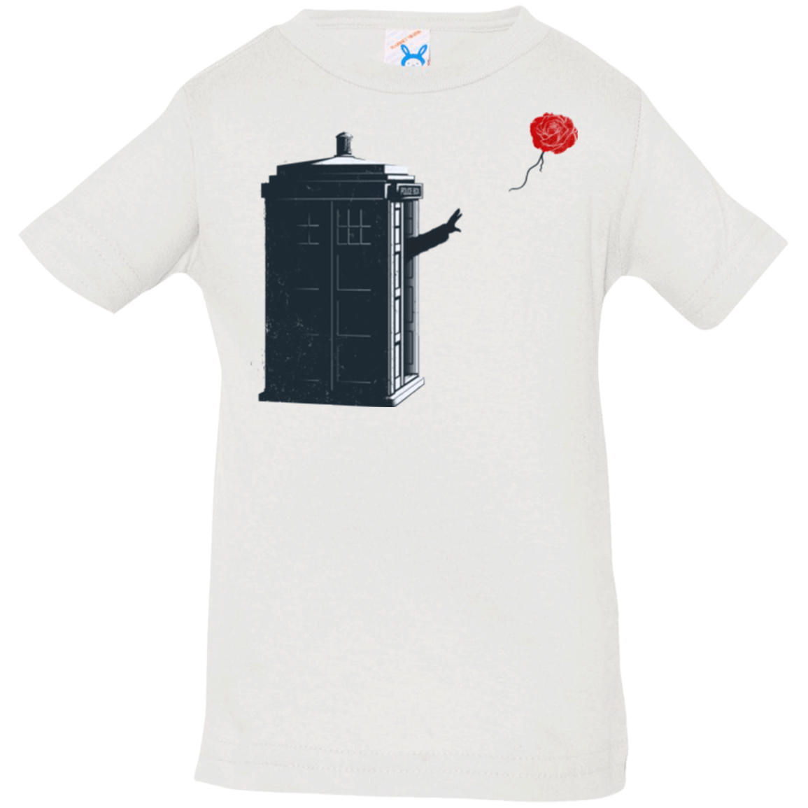 T-Shirts White / 6 Months Dr Banksy Rose Balloon Infant PremiumT-Shirt