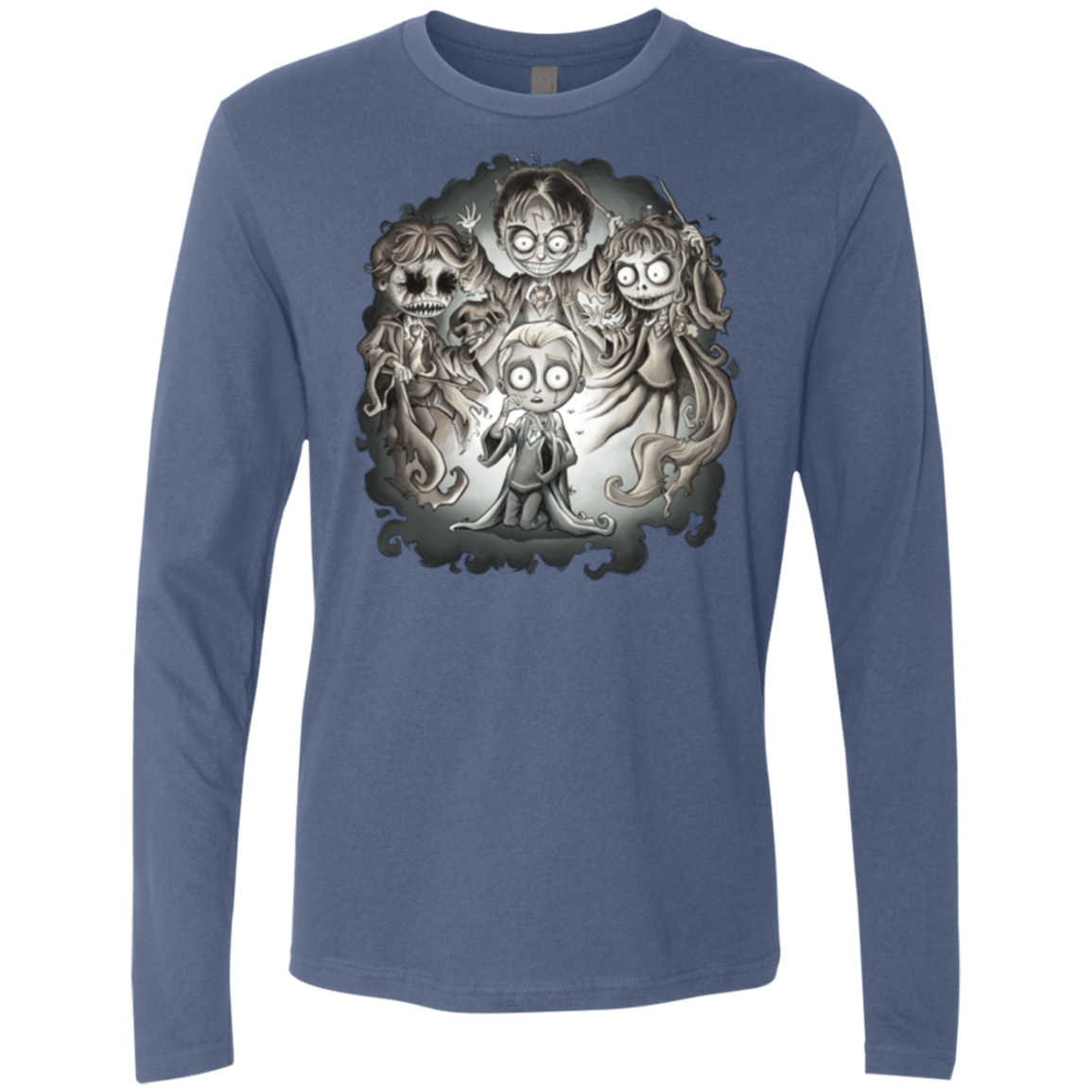 T-Shirts Indigo / Small Dracos Nightmare Men's Premium Long Sleeve