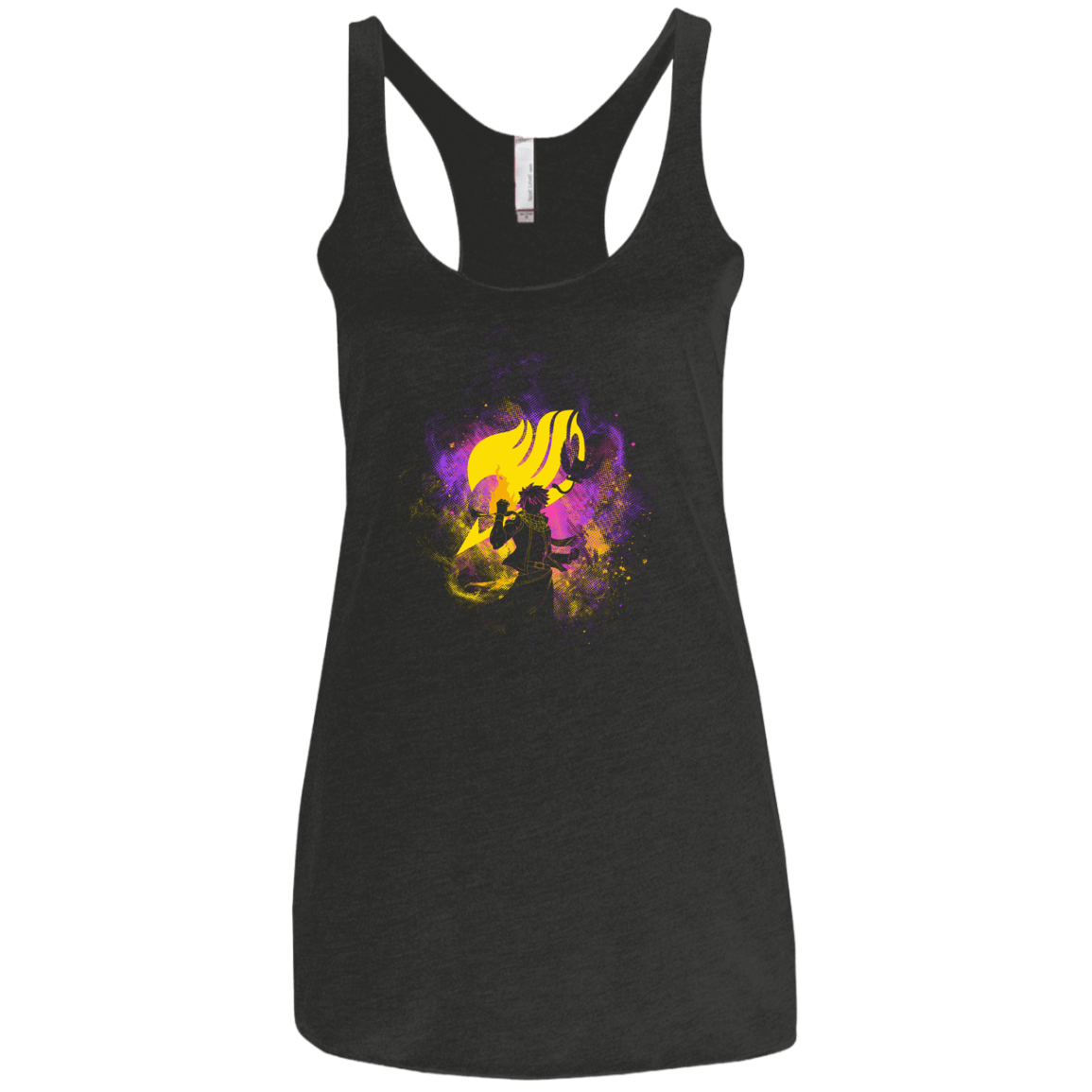 T-Shirts Vintage Black / X-Small DRAGNEEL ART Women's Triblend Racerback Tank