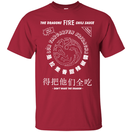 T-Shirts Cardinal / Small Dragons Fire Chili Sauce T-Shirt