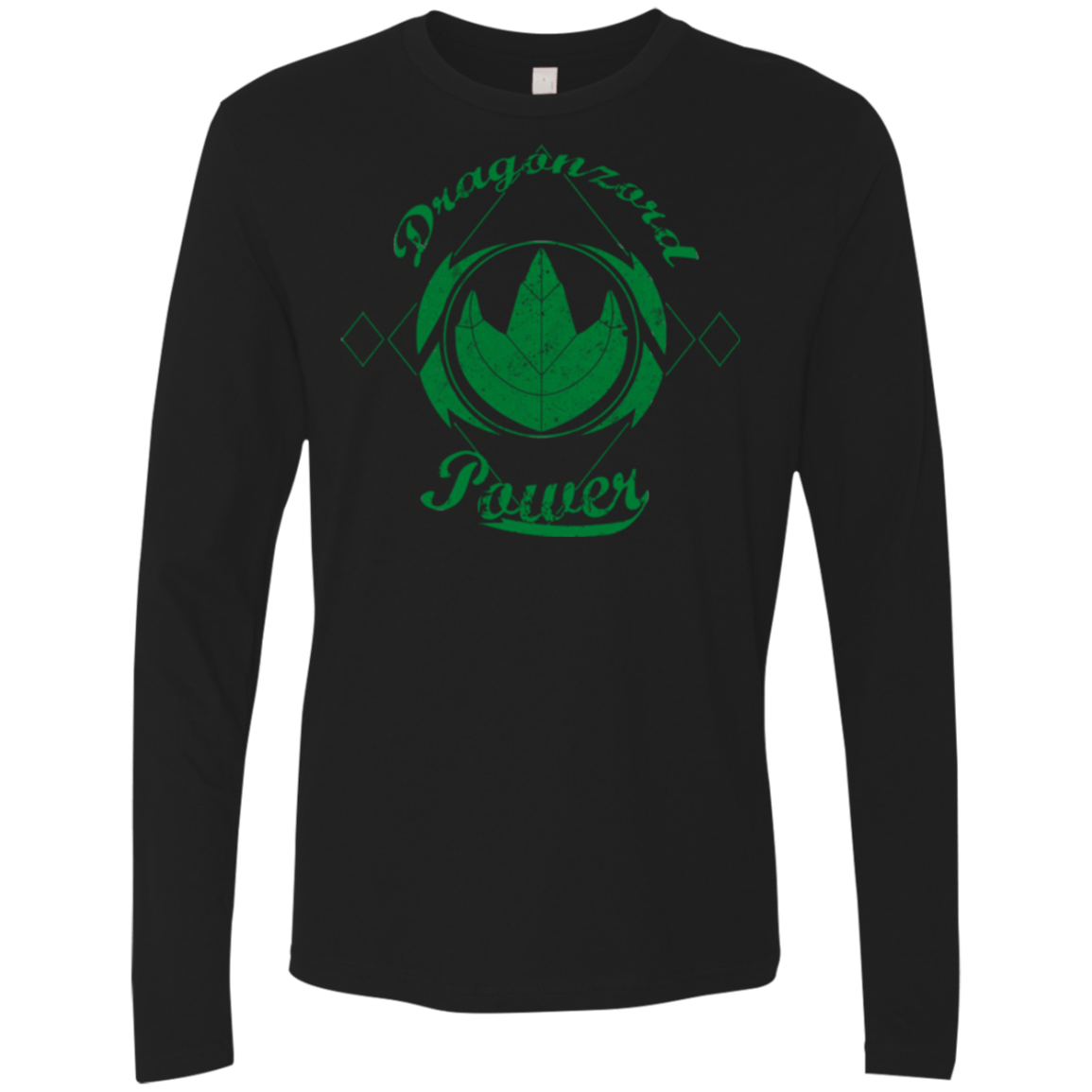 T-Shirts Black / Small Dragonzord Power Men's Premium Long Sleeve