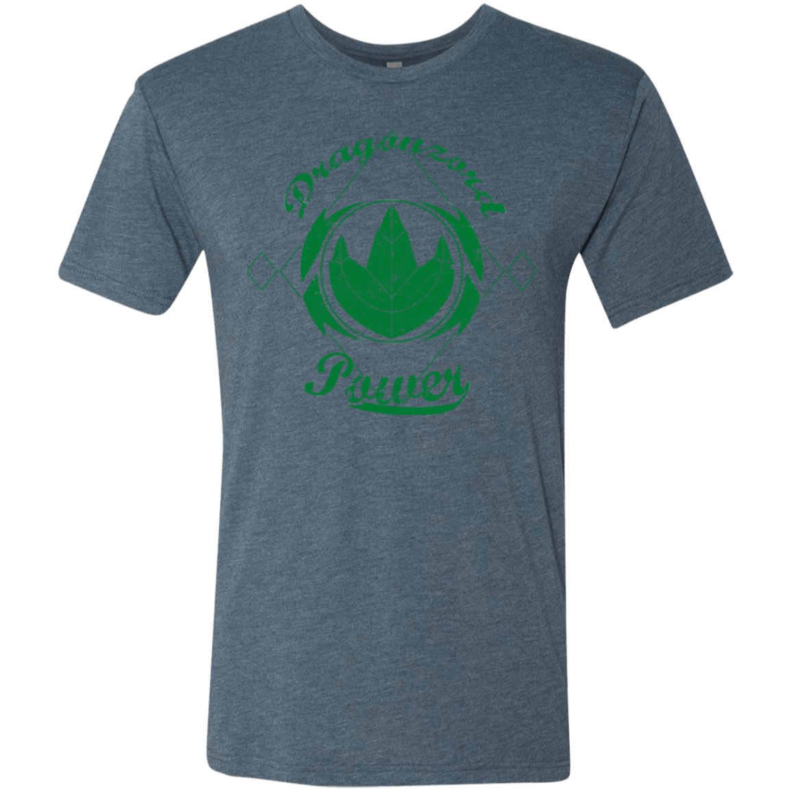T-Shirts Indigo / Small Dragonzord Power Men's Triblend T-Shirt