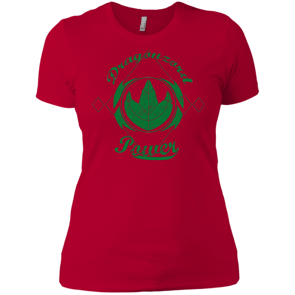 T-Shirts Red / X-Small Dragonzord Power Women's Premium T-Shirt