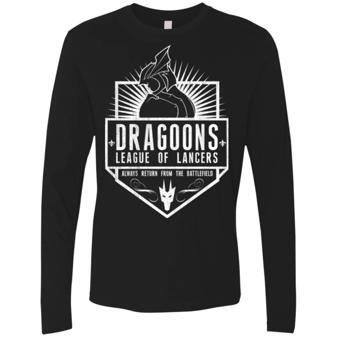 T-Shirts Black / Small Dragoons Men's Premium Long Sleeve