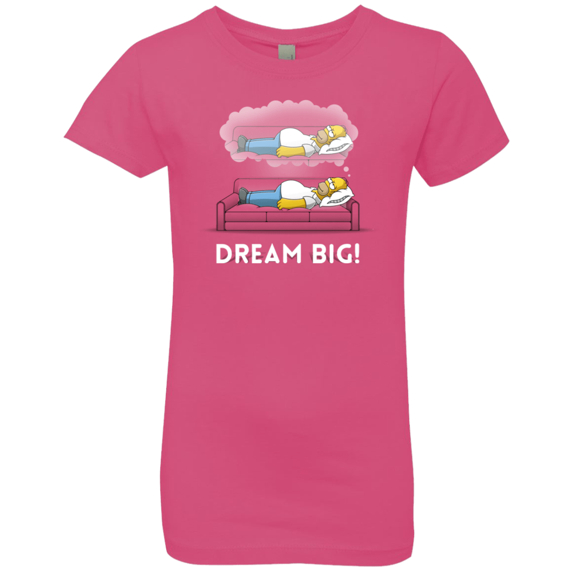 T-Shirts Hot Pink / YXS Dream Big! Girls Premium T-Shirt