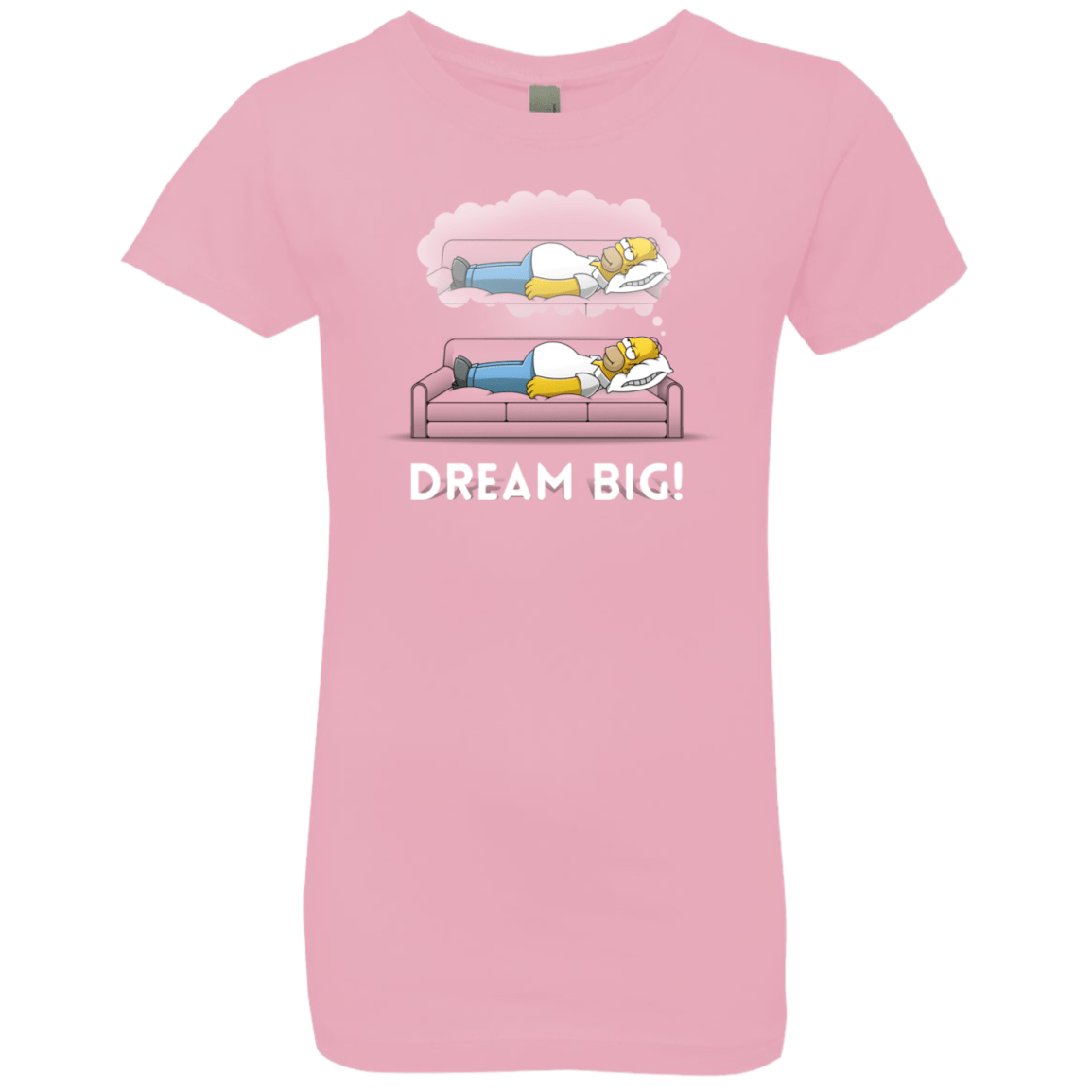 T-Shirts Light Pink / YXS Dream Big! Girls Premium T-Shirt