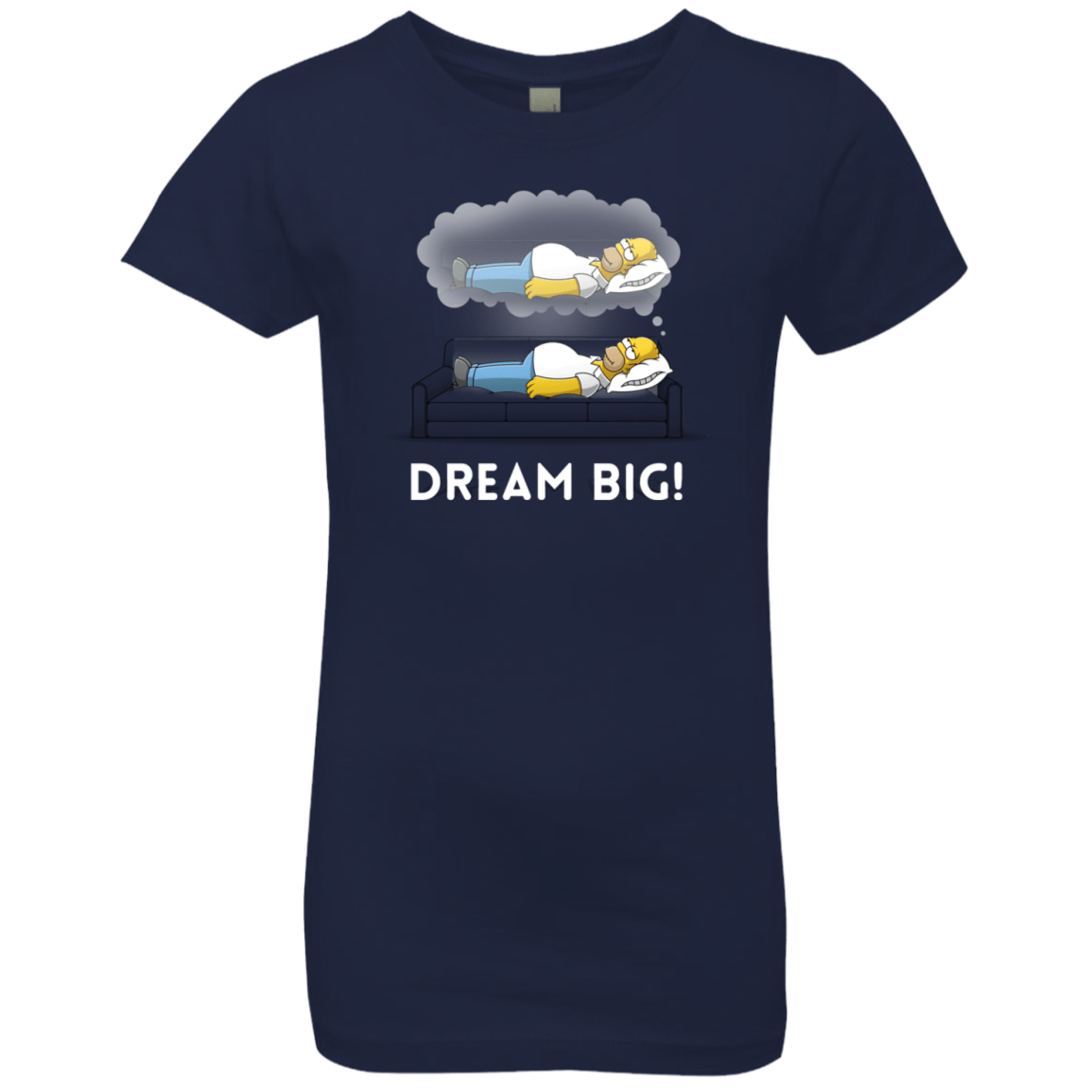 T-Shirts Midnight Navy / YXS Dream Big! Girls Premium T-Shirt