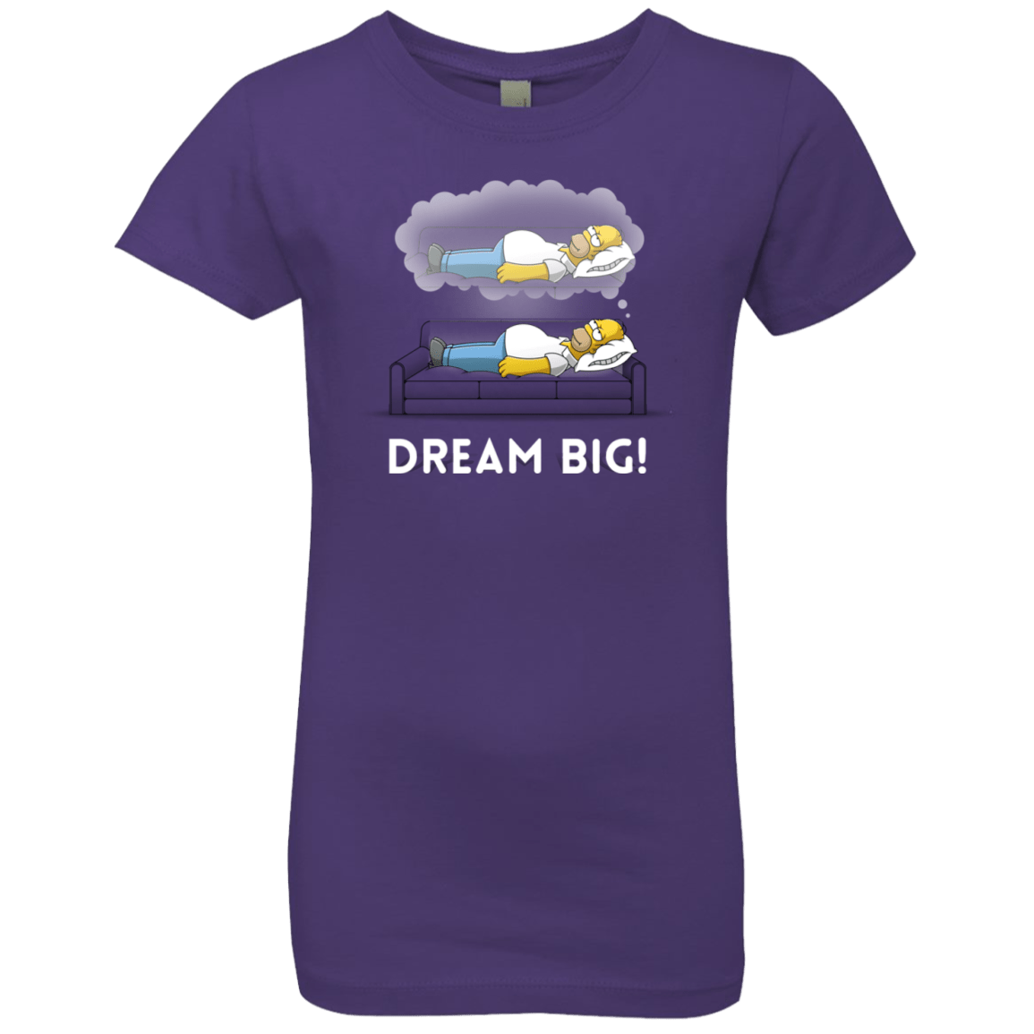 T-Shirts Purple Rush / YXS Dream Big! Girls Premium T-Shirt