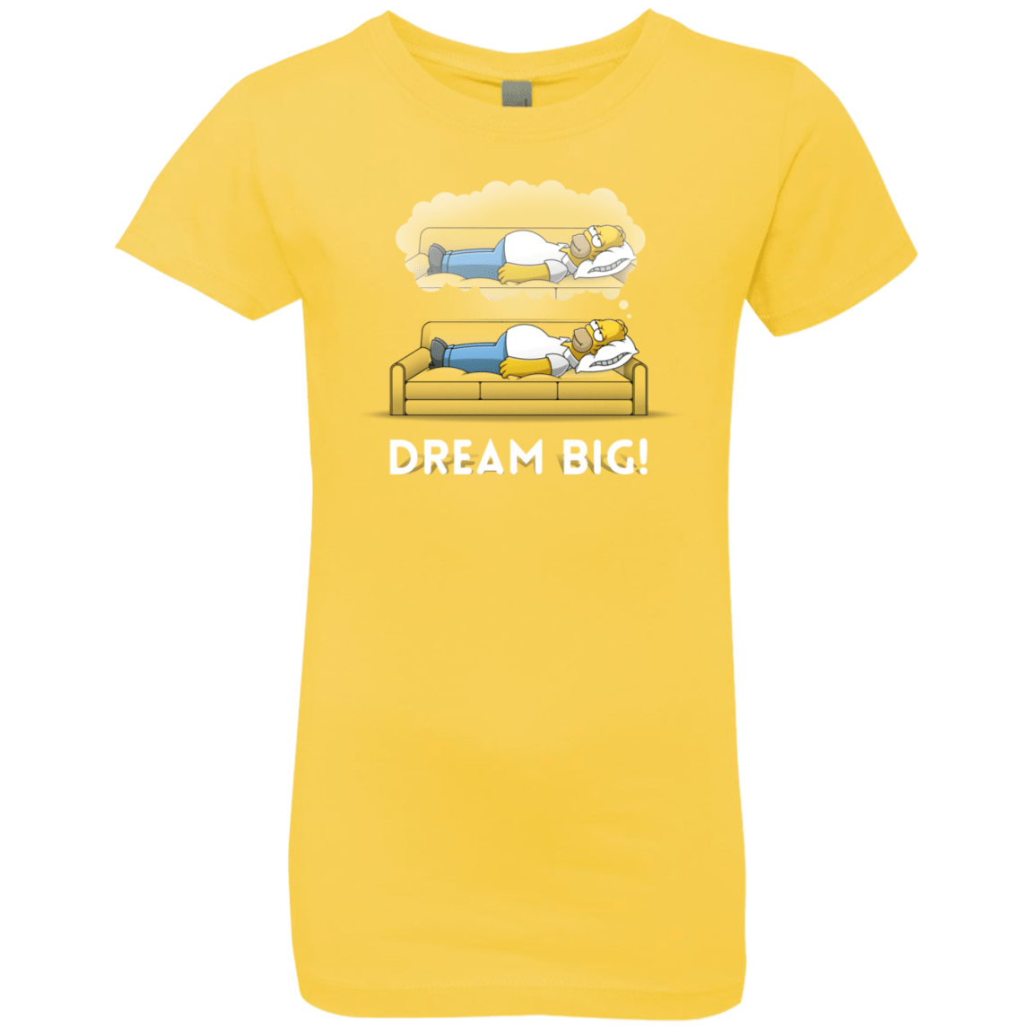 T-Shirts Vibrant Yellow / YXS Dream Big! Girls Premium T-Shirt