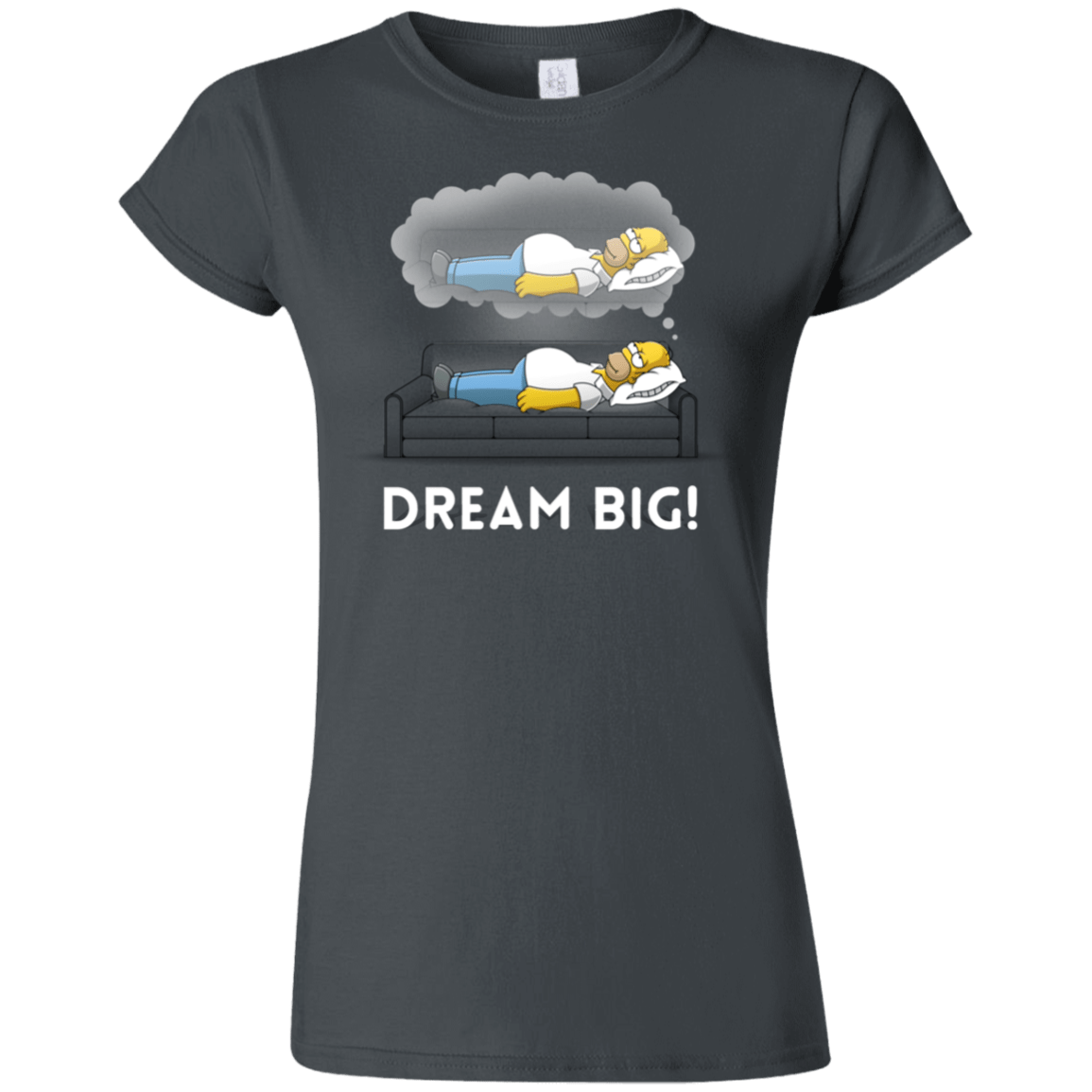 T-Shirts Charcoal / S Dream Big! Junior Slimmer-Fit T-Shirt