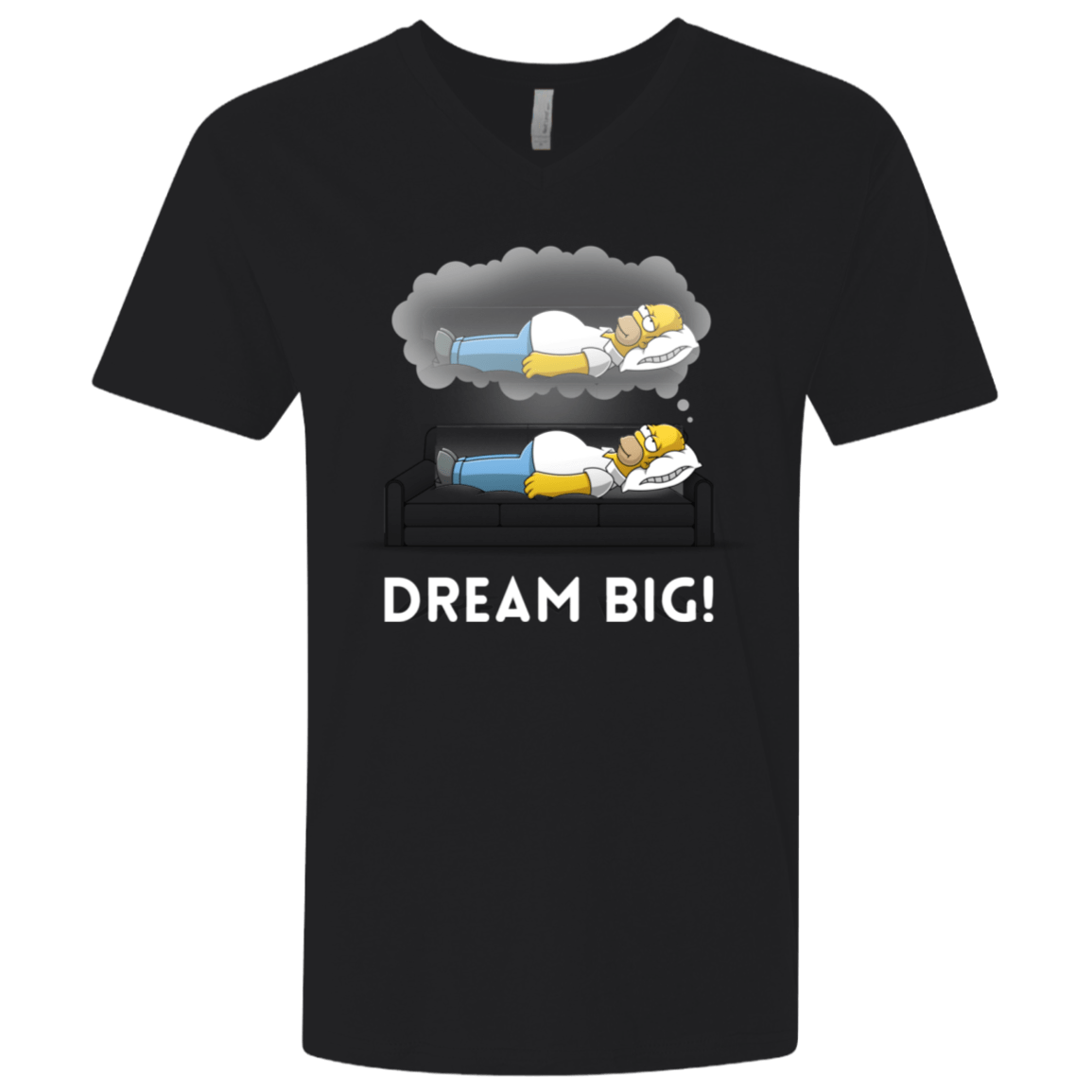 T-Shirts Black / X-Small Dream Big! Men's Premium V-Neck