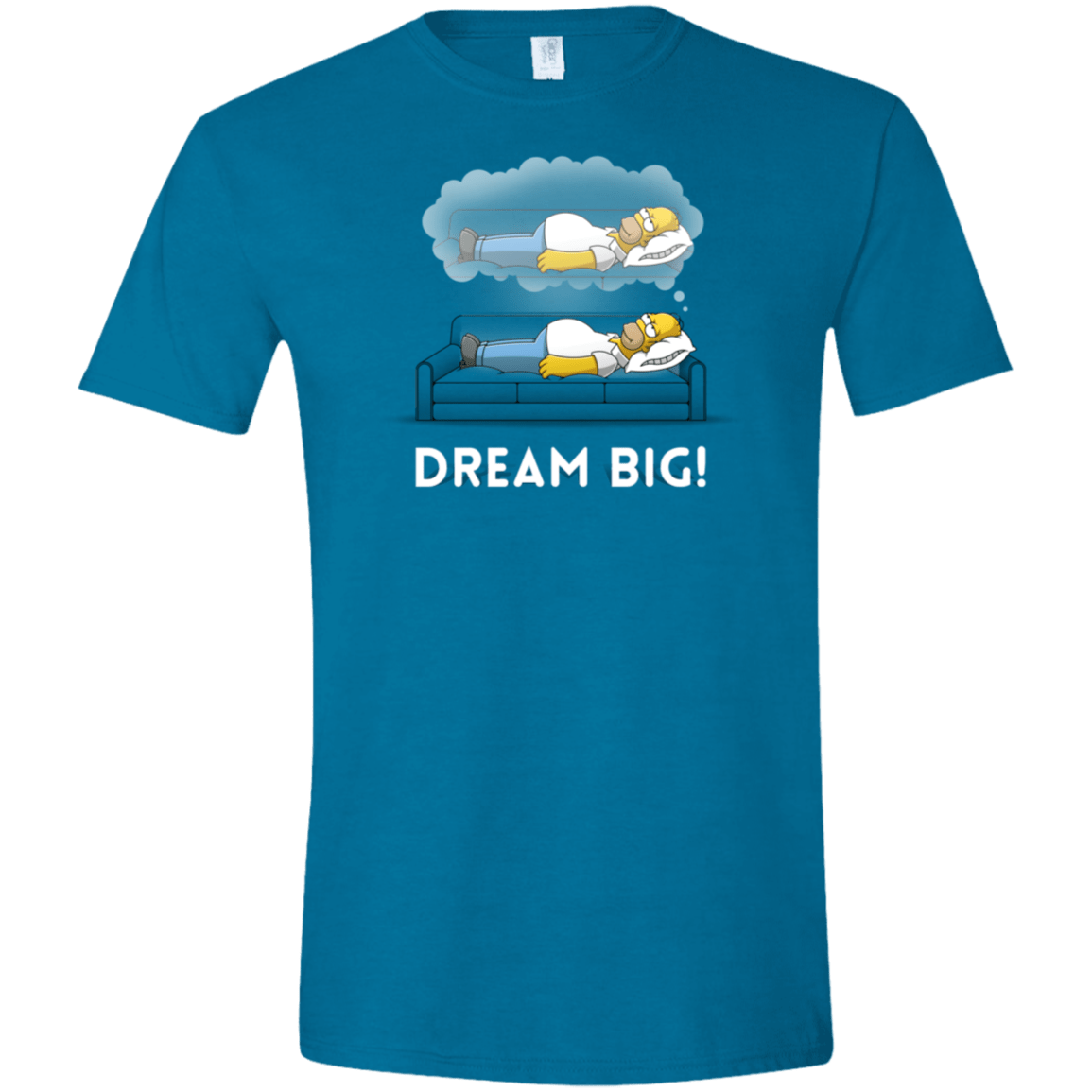 T-Shirts Antique Sapphire / S Dream Big! Men's Semi-Fitted Softstyle