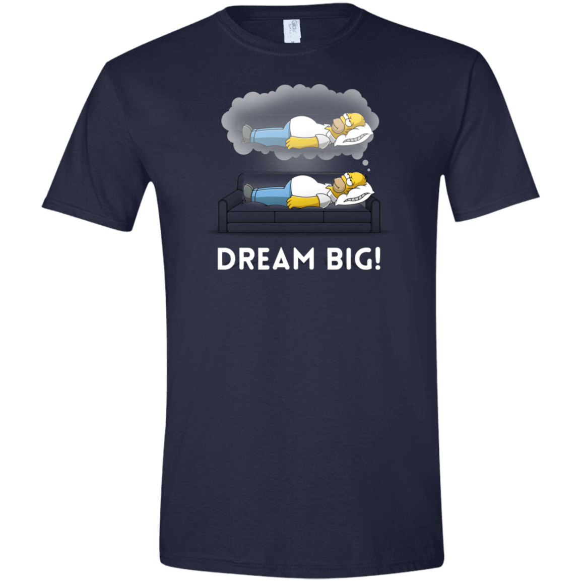 T-Shirts Navy / X-Small Dream Big! Men's Semi-Fitted Softstyle