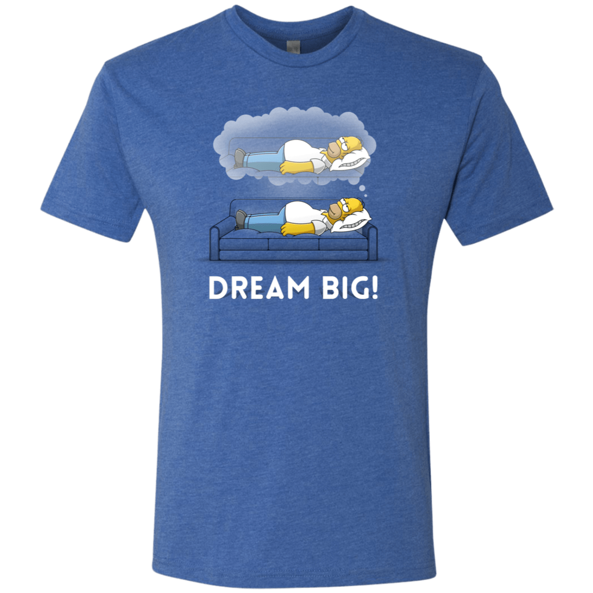 T-Shirts Vintage Royal / S Dream Big! Men's Triblend T-Shirt