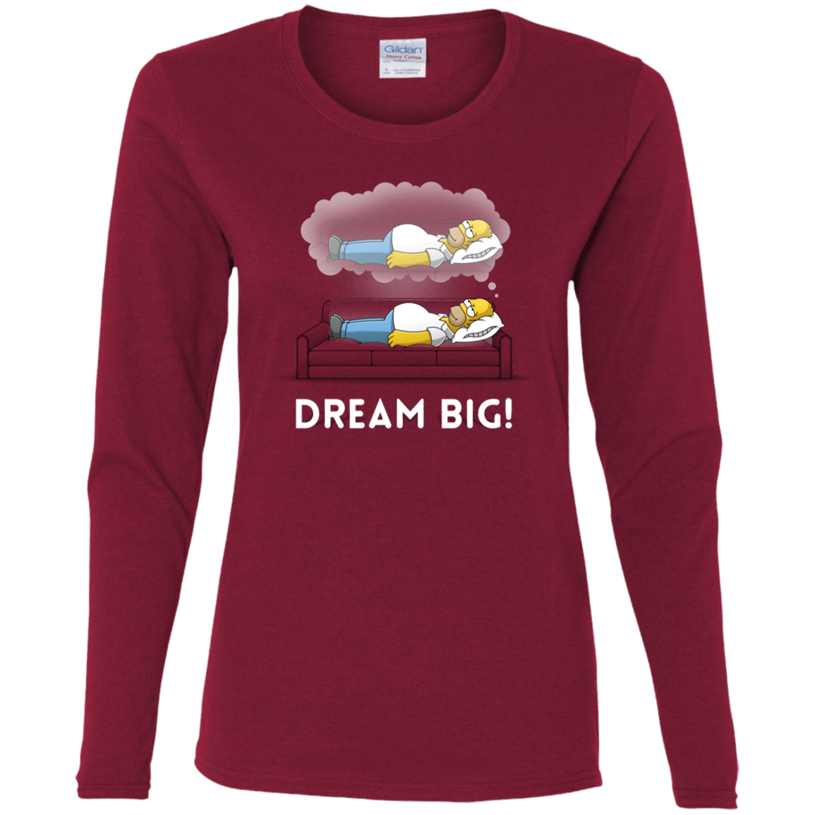 T-Shirts Cardinal / S Dream Big! Women's Long Sleeve T-Shirt