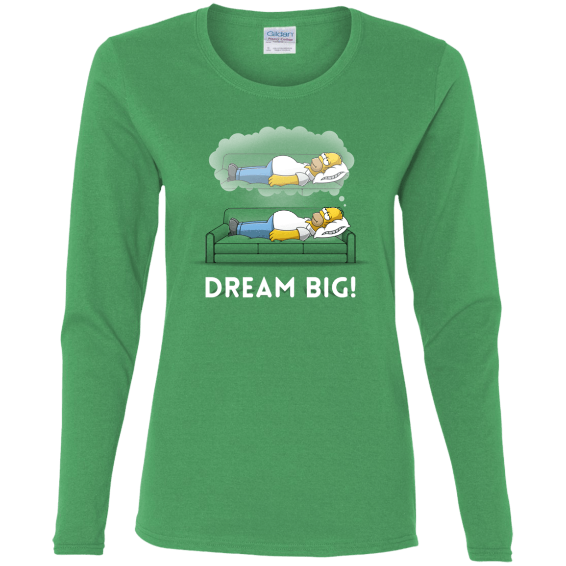 T-Shirts Irish Green / S Dream Big! Women's Long Sleeve T-Shirt