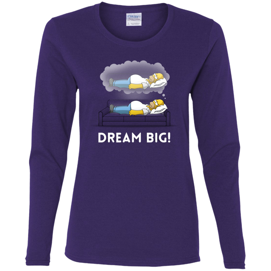 T-Shirts Purple / S Dream Big! Women's Long Sleeve T-Shirt