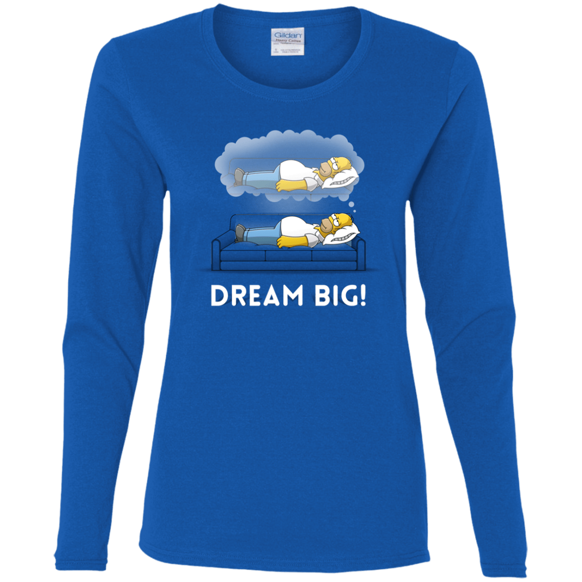 T-Shirts Royal / S Dream Big! Women's Long Sleeve T-Shirt