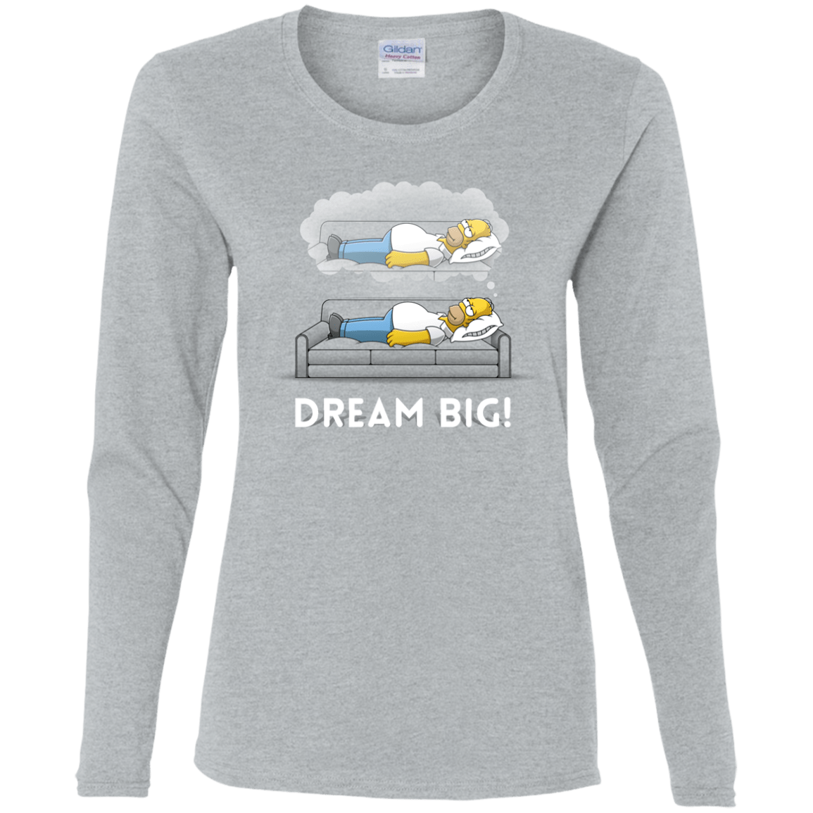 T-Shirts Sport Grey / S Dream Big! Women's Long Sleeve T-Shirt