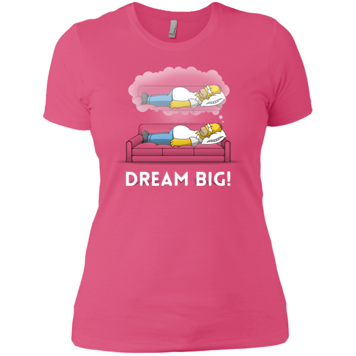 T-Shirts Hot Pink / X-Small Dream Big! Women's Premium T-Shirt