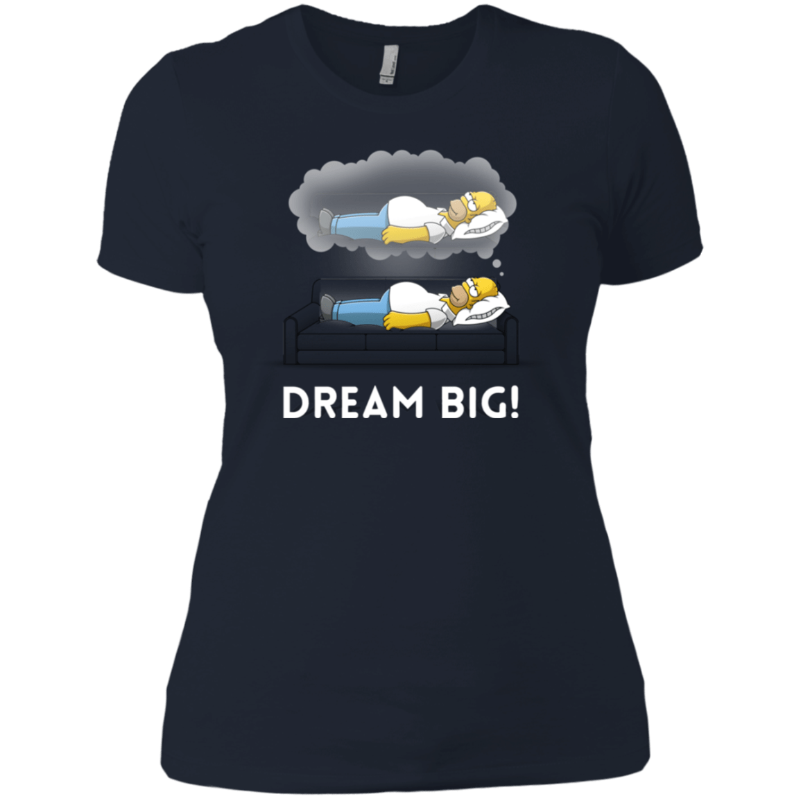 T-Shirts Midnight Navy / X-Small Dream Big! Women's Premium T-Shirt