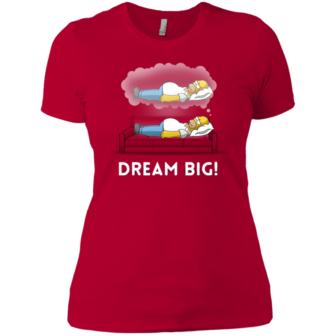 T-Shirts Red / X-Small Dream Big! Women's Premium T-Shirt