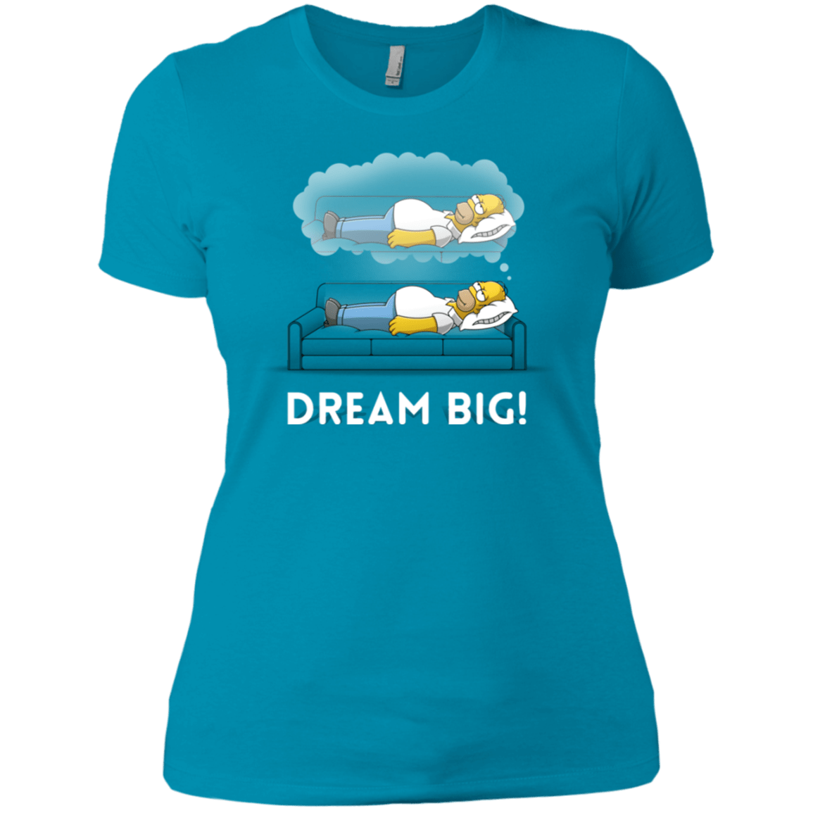 T-Shirts Turquoise / X-Small Dream Big! Women's Premium T-Shirt