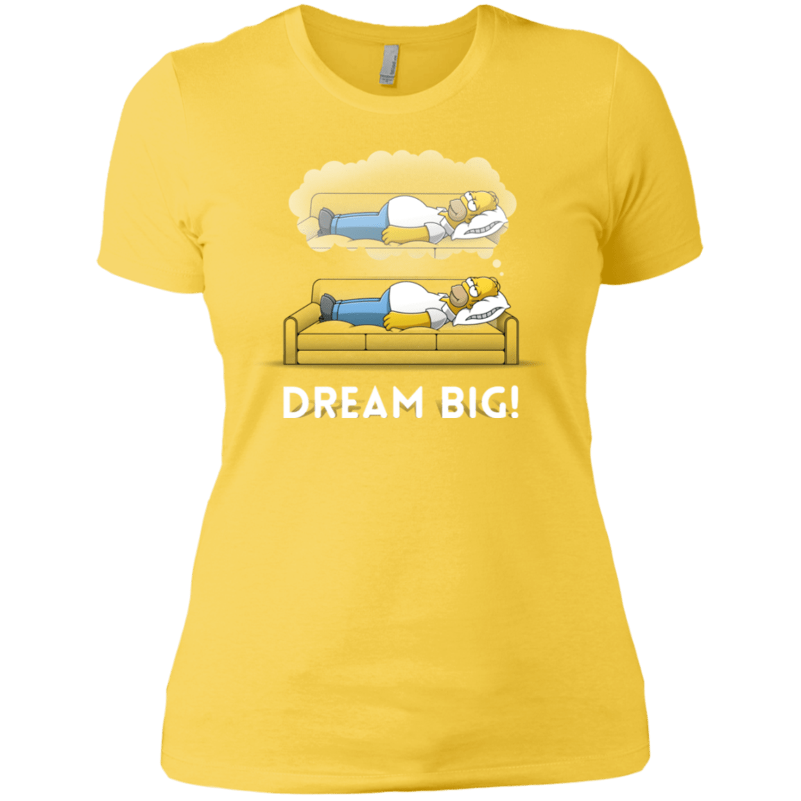 T-Shirts Vibrant Yellow / X-Small Dream Big! Women's Premium T-Shirt