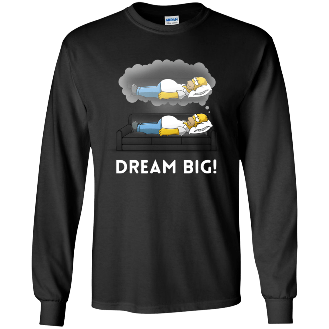 T-Shirts Black / YS Dream Big! Youth Long Sleeve T-Shirt