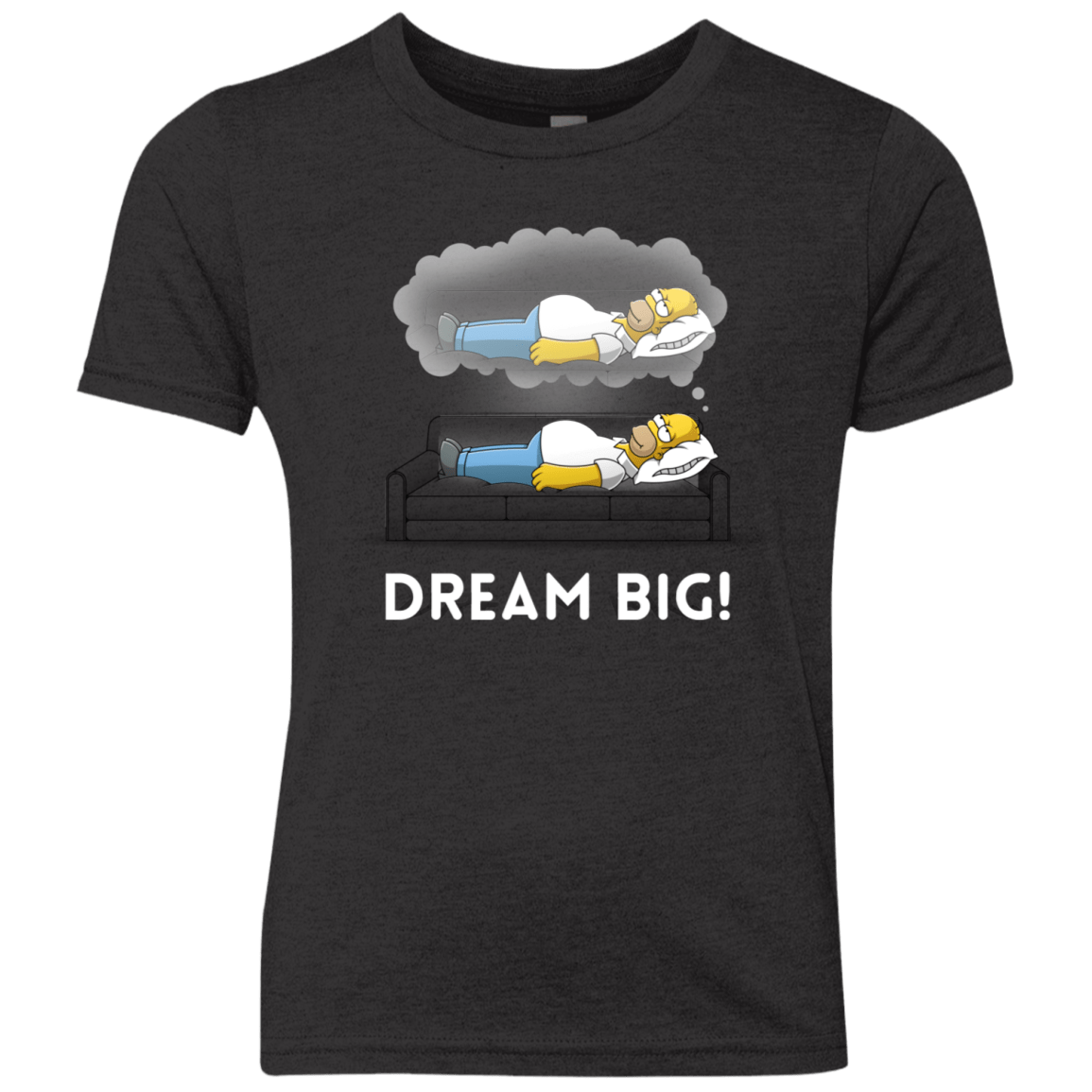 T-Shirts Vintage Black / YXS Dream Big! Youth Triblend T-Shirt