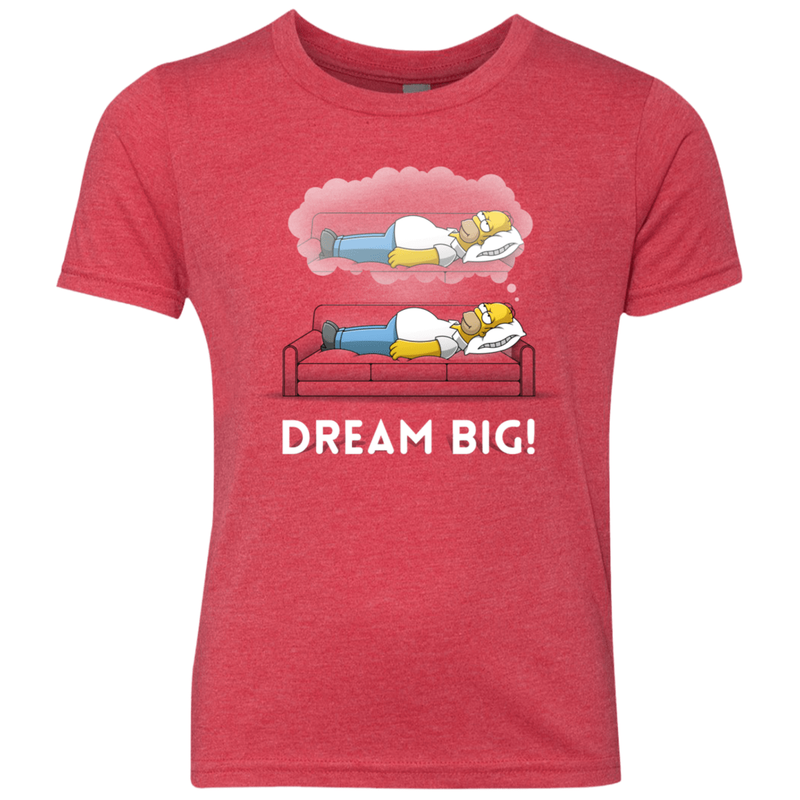 T-Shirts Vintage Red / YXS Dream Big! Youth Triblend T-Shirt