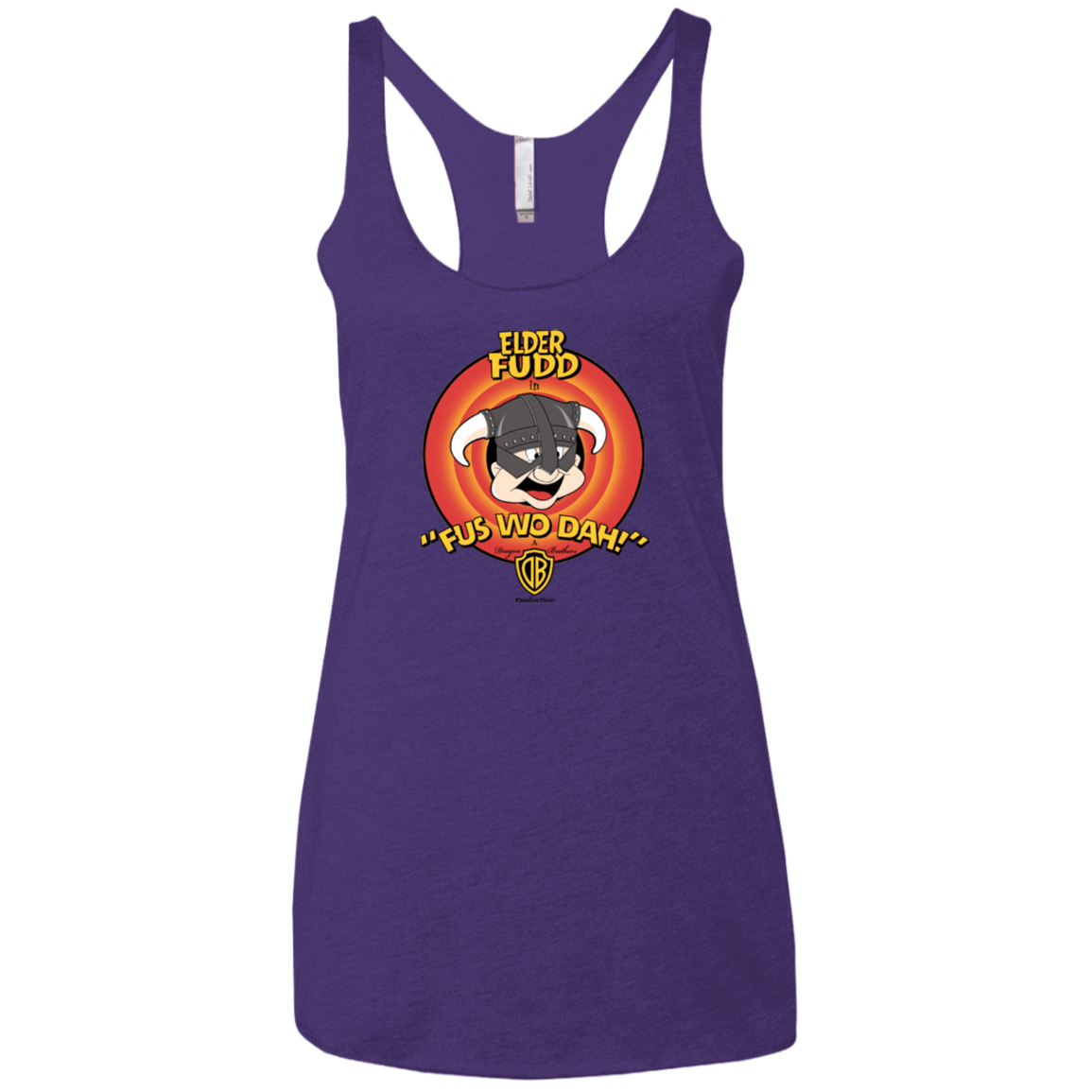 T-Shirts Purple / X-Small Dwagonborn Women's Triblend Racerback Tank