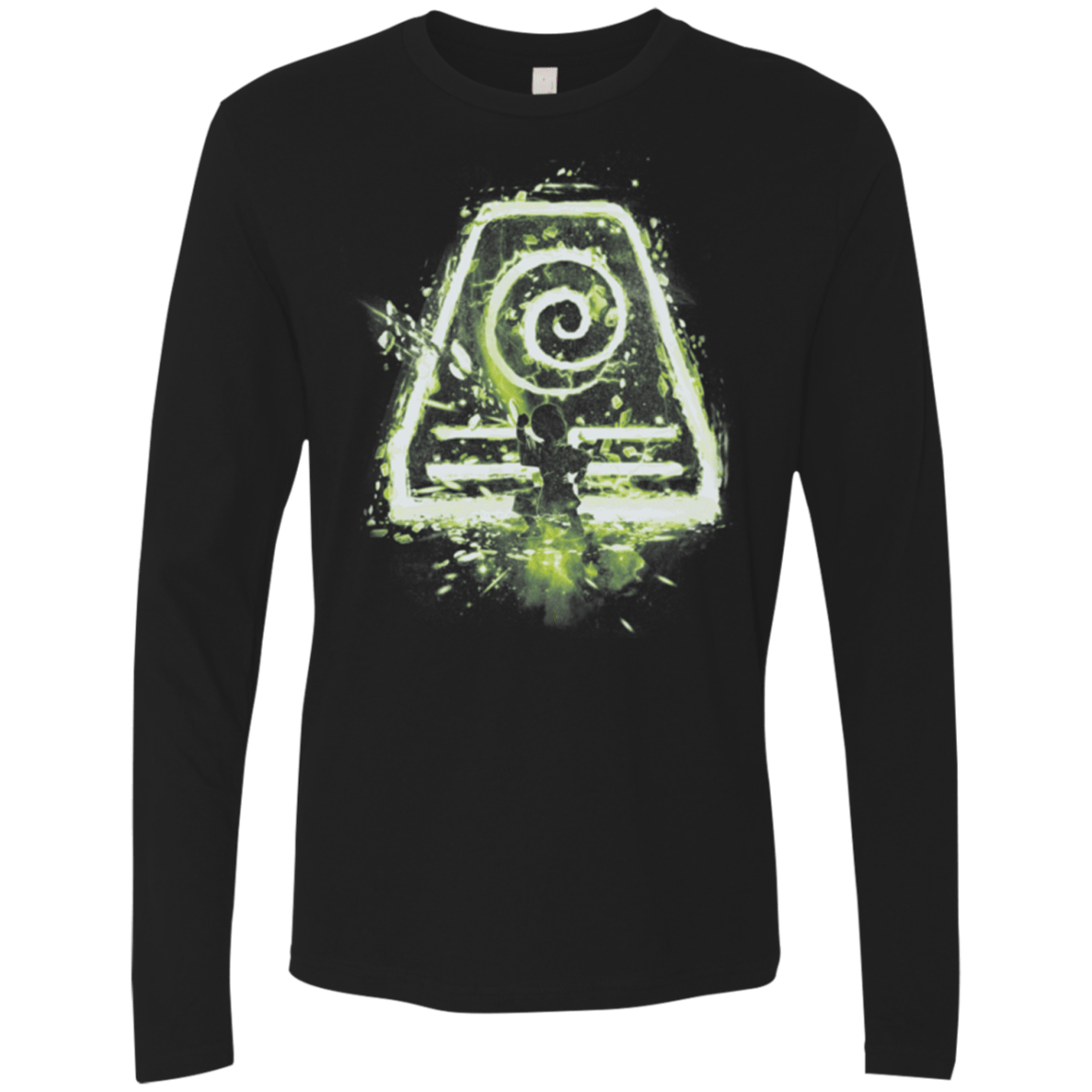 T-Shirts Black / Small Earth Tribe Men's Premium Long Sleeve