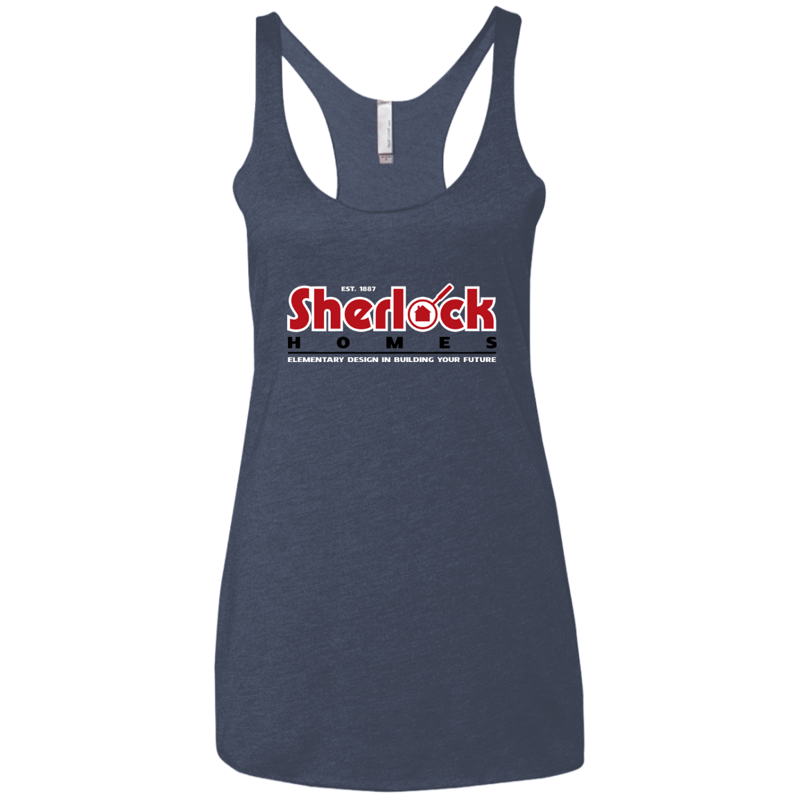 T-Shirts Vintage Navy / X-Small Elementary Design Women's Triblend Racerback Tank