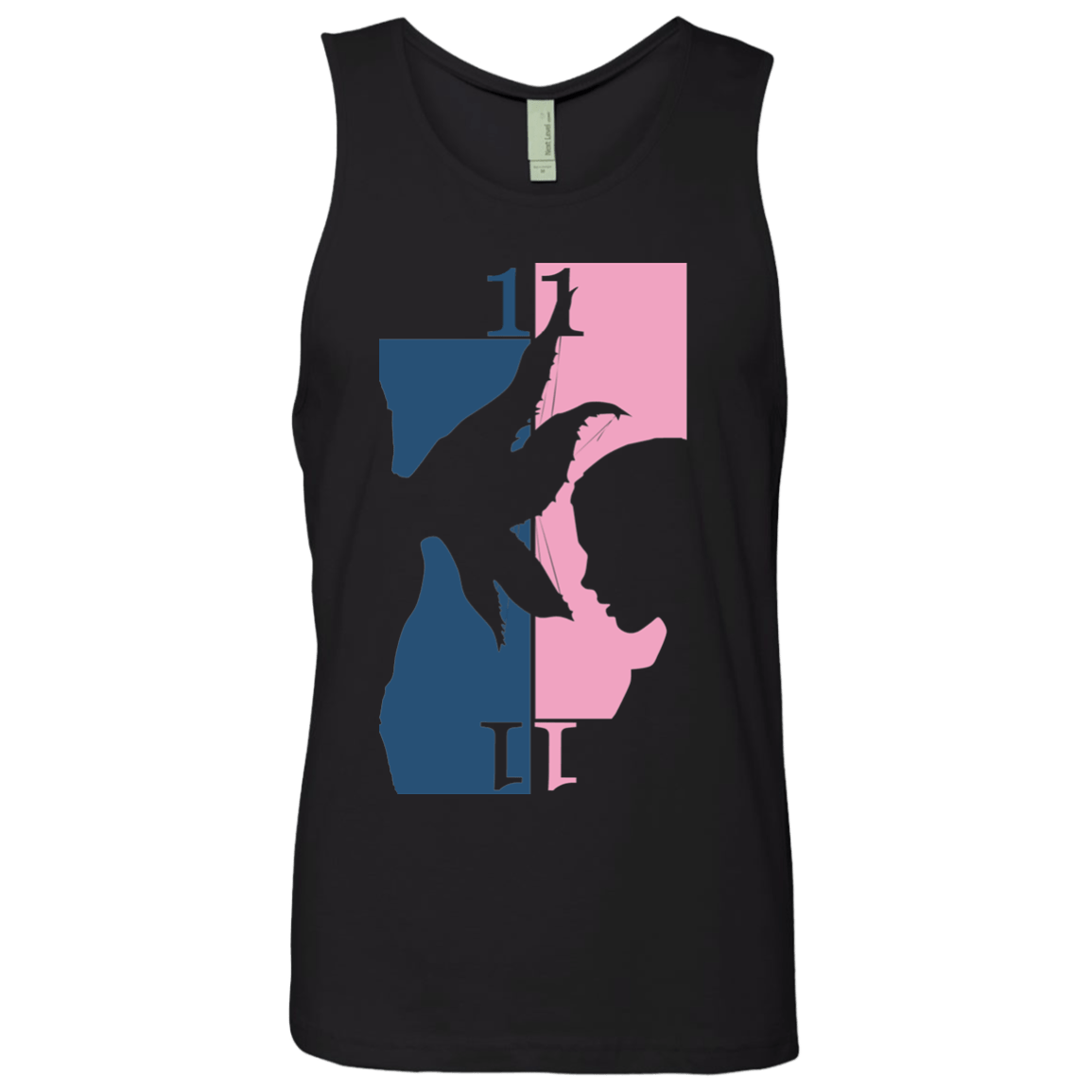 T-Shirts Black / Small Eleven Mirror Men's Premium Tank Top