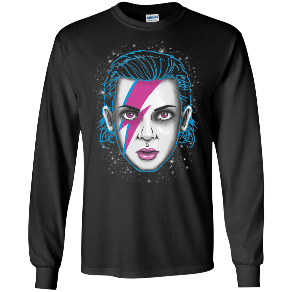 T-Shirts Black / S Eleven Space Men's Long Sleeve T-Shirt