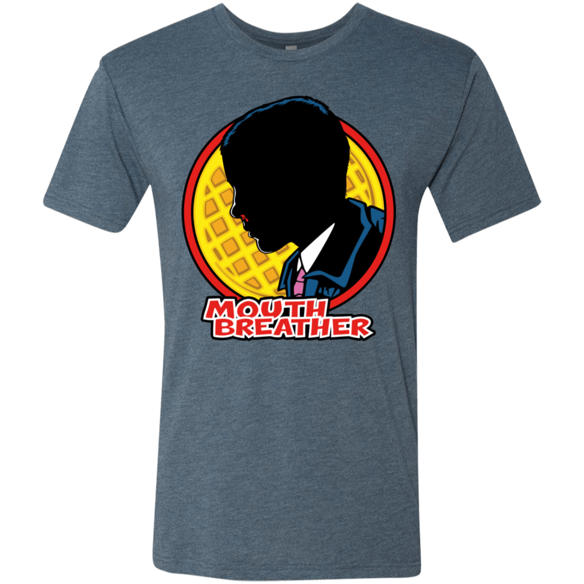 T-Shirts Indigo / S Eleven Tracy Logo Men's Triblend T-Shirt