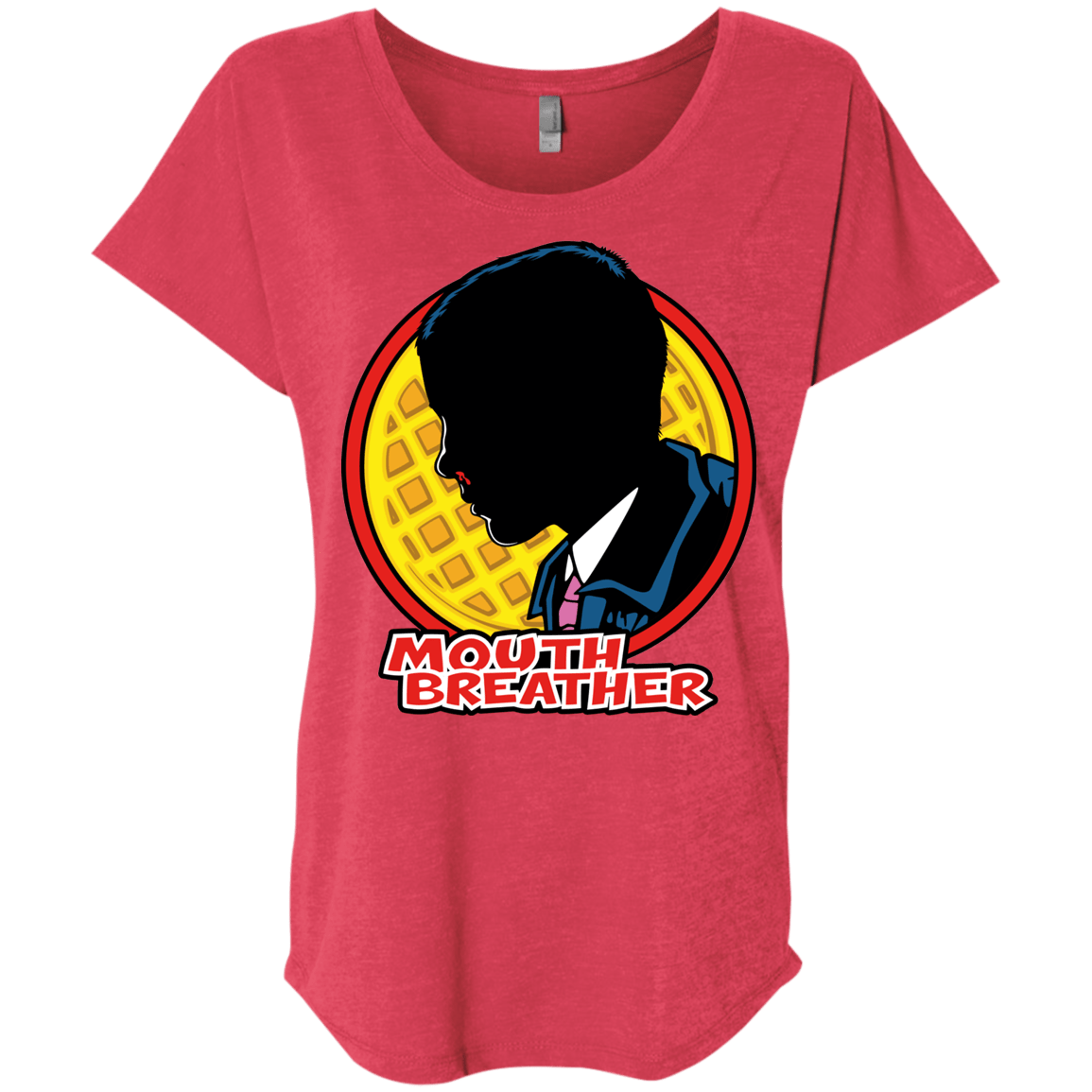 T-Shirts Vintage Red / X-Small Eleven Tracy Logo Triblend Dolman Sleeve