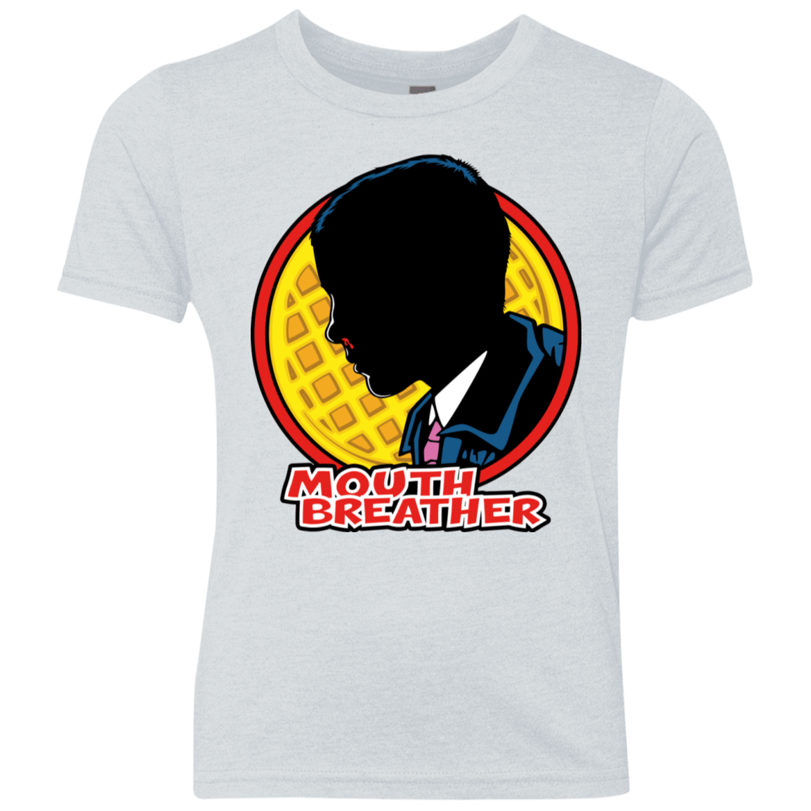 T-Shirts Heather White / YXS Eleven Tracy Logo Youth Triblend T-Shirt