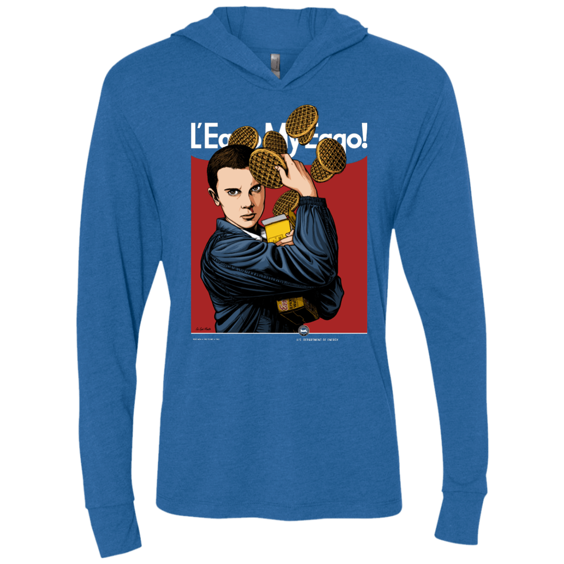 T-Shirts Vintage Royal / X-Small Eleven Triblend Long Sleeve Hoodie Tee