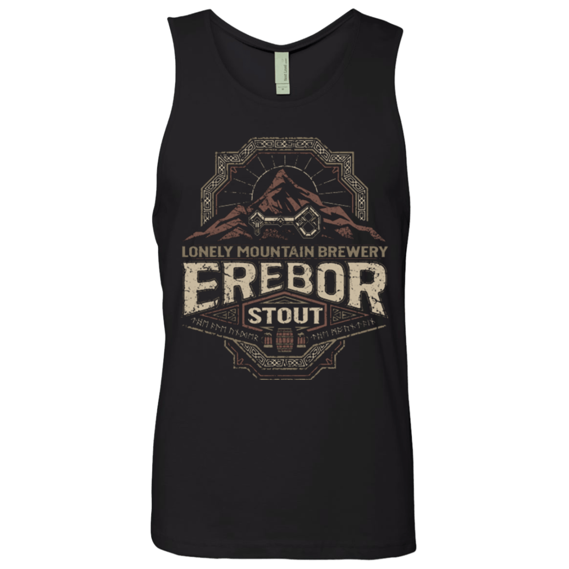 T-Shirts Black / Small Erebor Stout Men's Premium Tank Top