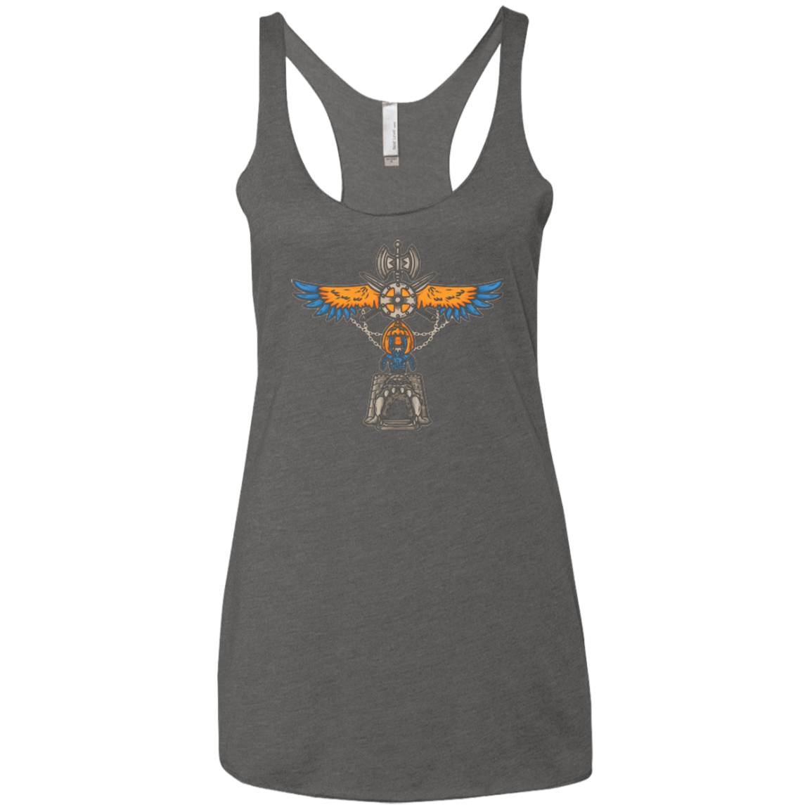 T-Shirts Premium Heather / X-Small ETERNIA TOTEM Women's Triblend Racerback Tank