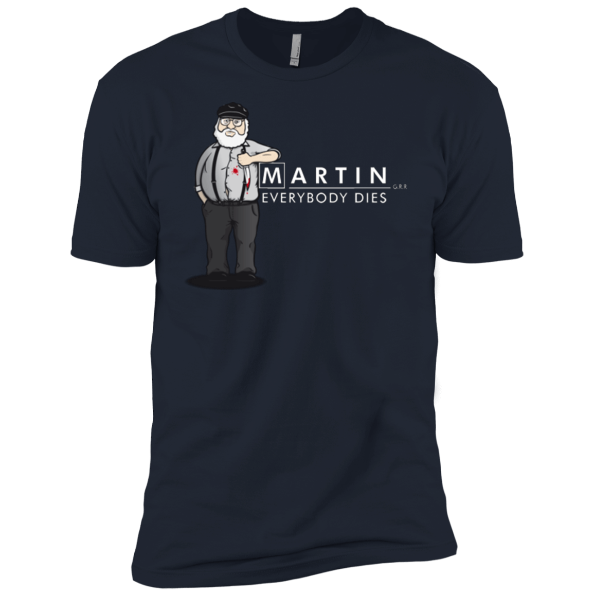 T-Shirts Midnight Navy / X-Small Everybody Dies Men's Premium T-Shirt